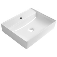 CALLIS keramické umyvadlo na desku 52x42cm, bílá