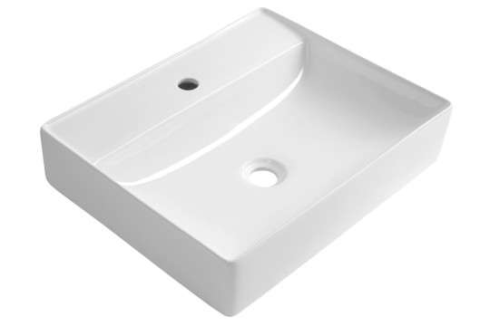 CALLIS keramické umyvadlo na desku 52x42cm, bílá