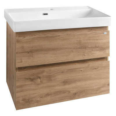 ALTAIR umyvadlová skříňka 76x60x37cm, dub emporio