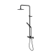 ULTRAMIX sprchový sloup s pákovou baterií, černá mat/chrom