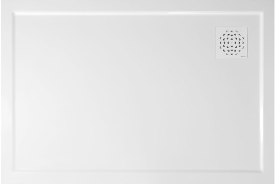 XENA sprchová vanička z litého mramoru, obdélník 120x80cm, bílá