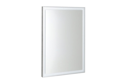LUMINAR zrcadlo v rámu s LED osvětlením 600x800mm, chrom
