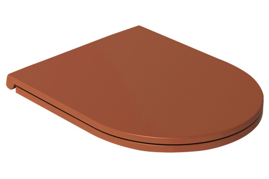 INFINITY WC sedátko, SLIM, Soft Close, Easy Take, terracotta