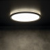 AZPO stropní LED svítidlo, ø 225mm, 11,8W, IP54, černá mat
