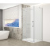 TRINITY CHROME čtvercový sprchový kout 800x800mm, matné sklo, levé