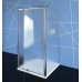 EASY LINE třístěnný sprchový kout 900-1000x1000mm, pivot dveře, L/P varianta, Brick sklo
