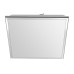 SILVER stropní LED svítidlo 28x28cm, 10W, 230V, 3000K/4000K/6500K, IP44, chrom