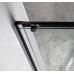 SIGMA SIMPLY BLACK čtvrtkruhová sprchová zástěna 1000x800 mm, R550, čiré sklo