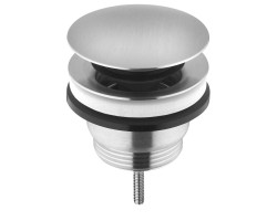 MINIMAL umyvadlová výpust 5/4“, univerzální, velká krytka, nerez mat MINIMAL umyvadlová výpust 5/4“, univerzální, velká krytka, nerez mat