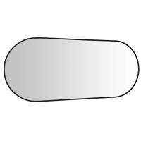 AROWANA oválné zrcadlo v rámu 120x50cm, černá mat