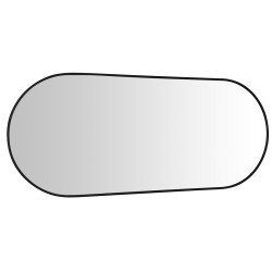 AROWANA oválné zrcadlo v rámu 120x50cm, černá mat