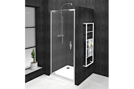 SIGMA SIMPLY sprchové dveře otočné 780-820 mm, čiré sklo