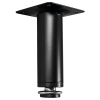 KERAMIA FRESH výškově stavitelná nožička, výška 100-110mm, černá mat