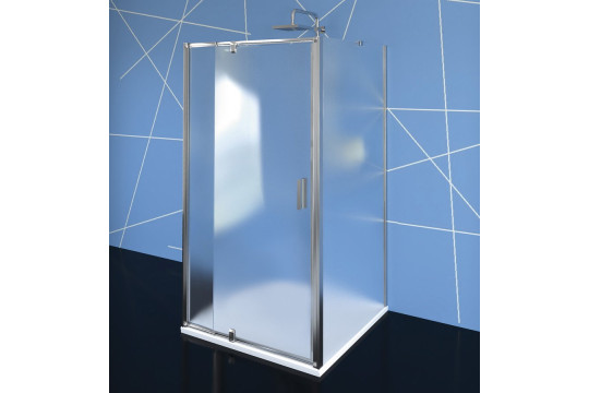 EASY LINE třístěnný sprchový kout 800-900x800mm, pivot dveře, L/P varianta, Brick sklo
