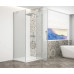 TRINITY CHROME čtvercový sprchový kout 800x800mm, matné sklo, pravé