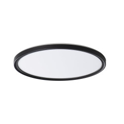 AZPO stropní LED svítidlo, ø 290mm, 18,5W, IP54, černá mat