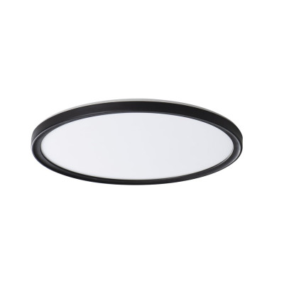 AZPO stropní LED svítidlo, ø 290mm, 18,5W, IP54, černá mat
