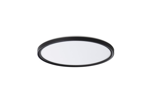 AZPO stropní LED svítidlo, ø 290mm, 18,5W, IP54, černá mat