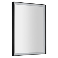 SORT zrcadlo s LED osvětlením 60x80cm, senzor, 2700-6500K, černá mat