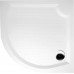 VIVA90 sprchová vanička z litého mramoru, čtvrtkruh, 90x90x4cm, R550