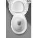 ANTIK WC kombi, mísa+nádržka+splachovací mech. s páčkou+PP sedátko, bílá/chrom