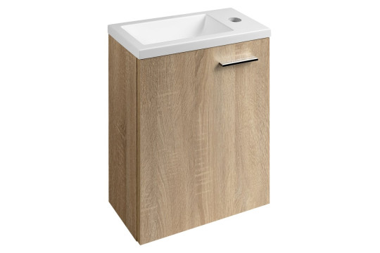 ZOJA umyvadlová skříňka 37x50x18cm, dub platin