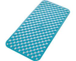 GEO podložka do vany 36x71cm s protiskluzem, kaučuk, modrá