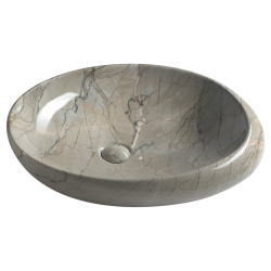 DALMA keramické umyvadlo 68x44x16,5 cm, grigio
