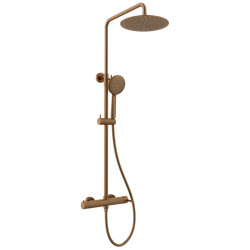ICONIC sprchový sloup s pákovou baterií, měď mat