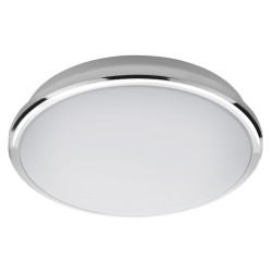 SILVER stropní LED svítidlo pr.28cm, 10W, 230V, studená bílá, chrom
