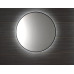 SHARON kulaté LED podsvícené zrcadlo ø 80cm, černá mat
