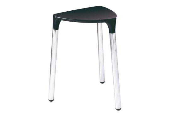 YANNIS koupelnová stolička 37x43,5x32,3 cm, černá