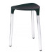 YANNIS koupelnová stolička 37x43,5x32,3 cm, černá