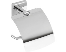 X-SQUARE držák toaletního papíru s krytem, chrom (132112012)