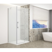 TRINITY CHROME čtvercový sprchový kout 900x900mm, matné sklo, pravé