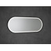 KAIRA oválné zrcadlo s LED osvětlením 50x120cm, černá mat KAIRA oválné zrcadlo s LED osvětlením 50x120cm, černá mat