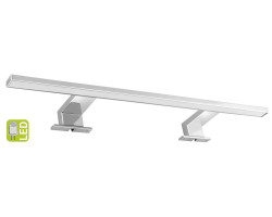 SERAPA LED svítidlo 9W, 230V, 600x40x100mm, hliník, chrom