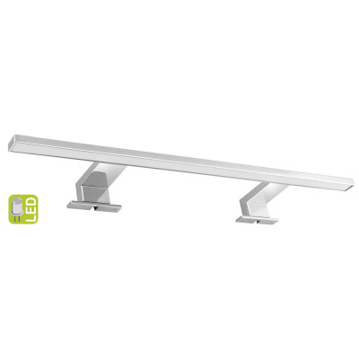 SERAPA LED svítidlo 9W, 230V, 600x40x100mm, hliník, chrom