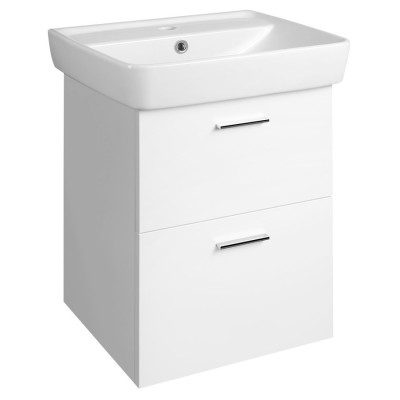 ZOJA umyvadlová skříňka zásuvková 41,5x50x35,5cm, bílá