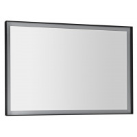 SORT LED podsvícené zrcadlo 100x70cm, matná černá