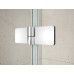 TRINITY CHROME čtvrtkruhový sprchový kout 900x900mm, čiré sklo, levé