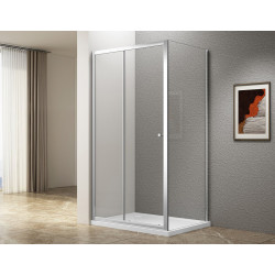 UGGA obdélníkový sprchový kout 1000x800mm, čiré sklo