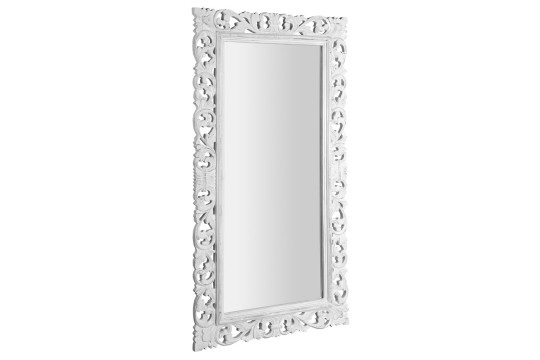 SCULE zrcadlo v rámu, 80x150cm, bílá