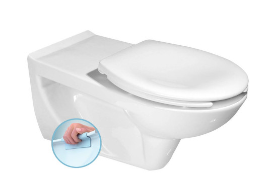 ETIUDA WC závěsné pro postižené, CLEAN ON