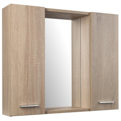 ZOJA/KERAMIA FRESH STRIP galerka s LED osvětlením, 70x60x14cm, dub platin