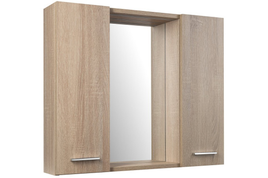 ZOJA/KERAMIA FRESH STRIP galerka s LED osvětlením, 70x60x14cm, dub platin