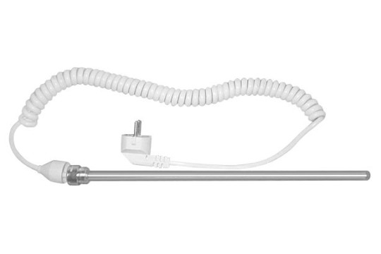 Elektrická topná tyč bez termostatu, kroucený kabel, 1000 W