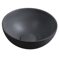 MINOR betonové umývátko na desku, Ø 26cm, antracit