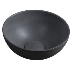 MINOR betonové umývátko na desku, Ø 26cm, antracit