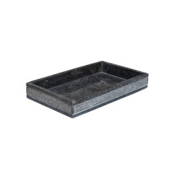 POSH miska na postavení, mramor, šedá